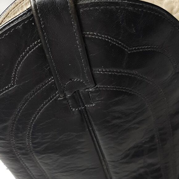 J. CHISHOLM Black Leather Boots - Picture 8 of 16